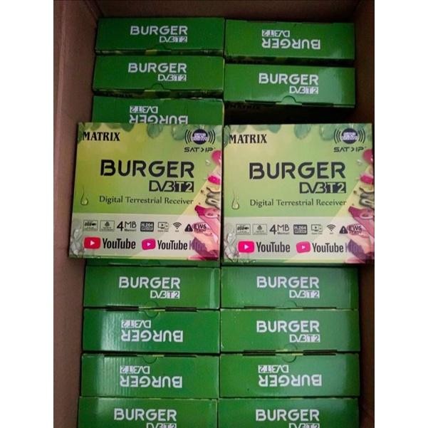 SET TOP BOX TV DIGITAL MATRIX BURGER ORIGINAL SNI