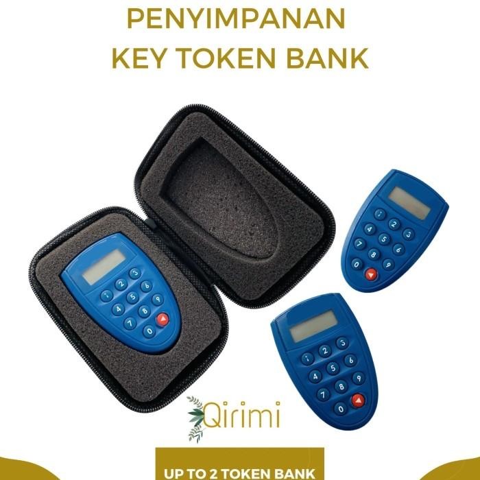 

TEMPAT PENYIMPANAN KEY TOKEN BANK RACK FOAM / KEY BCA MANDIRI CASE - SIZE S ISI 2 TOKEN BANK