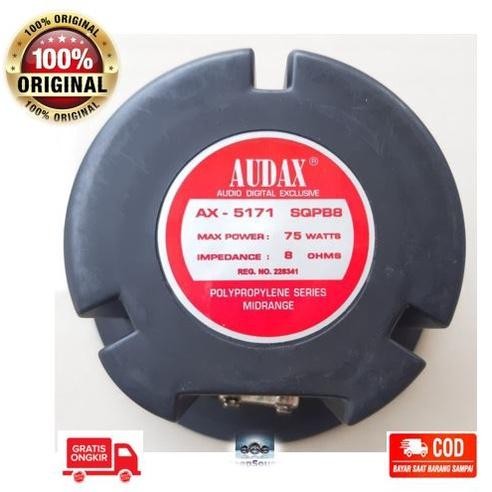 Speaker AUDAX 5 Inch 75 Watt MID RANGE MIDLE MIDEL ORIGINAL