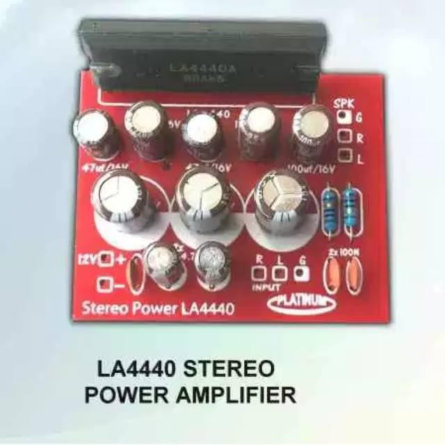 KIT POWER STEREO HIFI LA 4440
