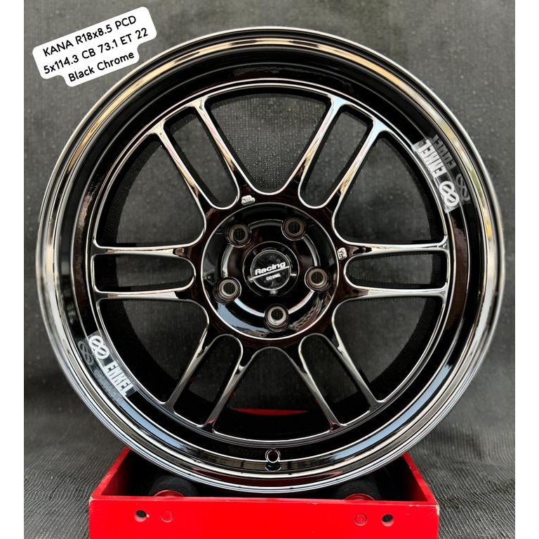 Ready Velg Model RPF 1 R18 x 8,5 pcd 5 x 114,3 ET22 Black Chrome