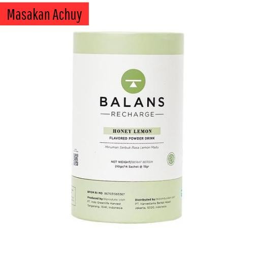 

BALANS RECHARGE Tube Honey Lemon Fiber drink Original 14 sachet