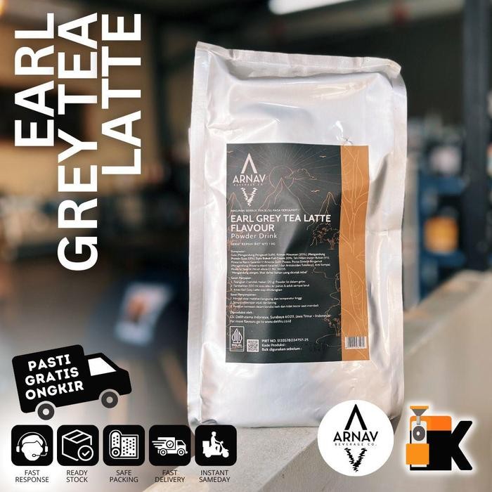 

1 Pack Arnav Powder Drink Earl Grey Latte Premium 1 KG