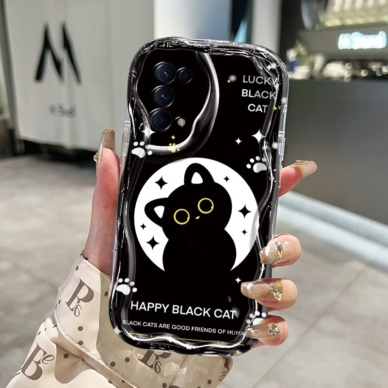 Casing Hp Untuk OPPO Reno 5 4G Reno 5 5G Reno 5K 5G Case Casing Softcase sarung HP Kesing kucing hit
