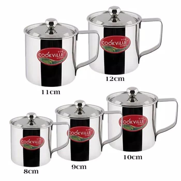 Mug 9 Cm Stainless Steel Cookville