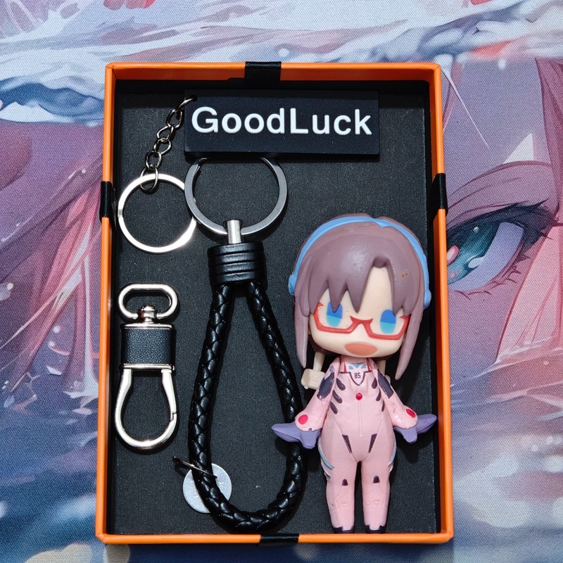Neon Genesis Evangelion Keychain Doll Pendant Ayanami Rei Asuka Langley Soryu Keychain Pendant