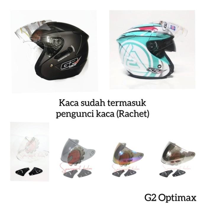 Kaca helm G2 Optimax Visor Helm G2 Optimax Rachet