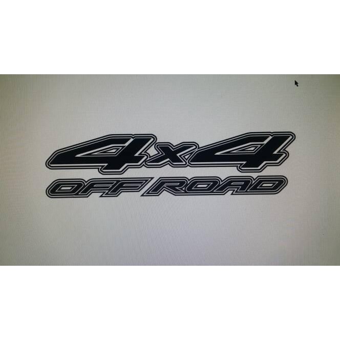 stiker 4x4 offroad