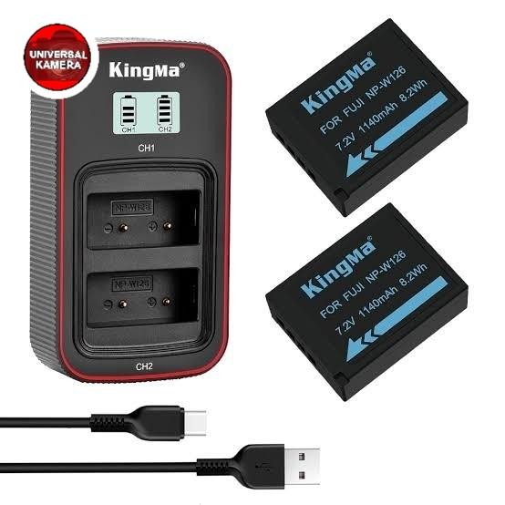 Kingma Battery Np-W126 W126S For Fujifilm Xt3, Xt2, Xt1, Xt30, Xt20, Xt10, Xt200, Xt100, Xa7, Xa5,