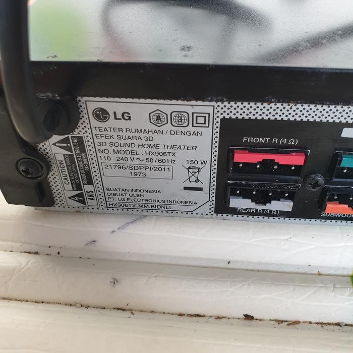 player home theater LG 906tx 3D