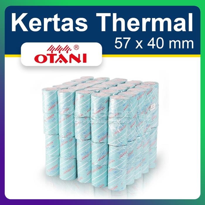 

(1 Pack) Kertas Thermal Edc 58 X 40 - 58X40 Printer Bluetooth Otani Terbatas