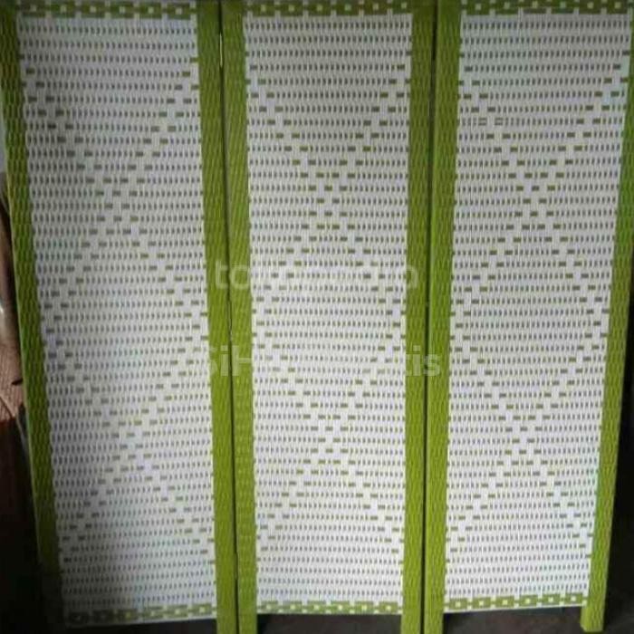 Sketsel Partisi pembatas ruangan Lipat rotan sintetis 1 daun pintu