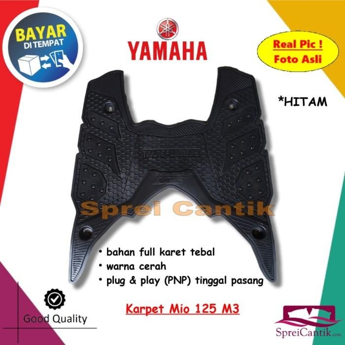 Karpet Mio 125 M3 - Alas Pijakan Kaki Variasi Motor Bahan Karet Tebal