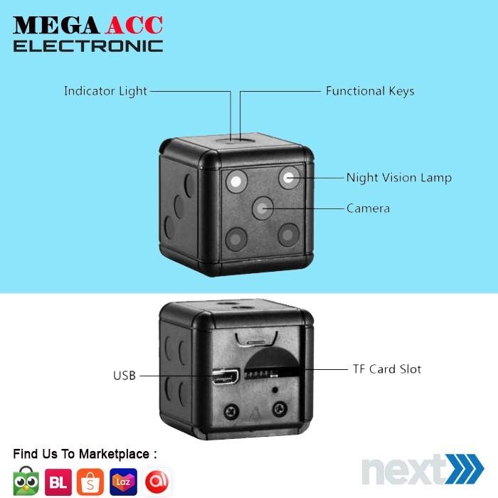 SQ16 1080P Mini Dice Camera Camcorder Sport DV