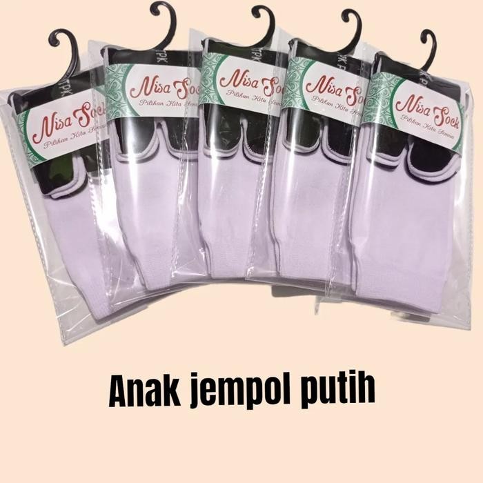 

TERLARIS 1 lusin 12 pasang kaos kaki anak putih/kaos kaki jempol putih sekolah READY STOCK