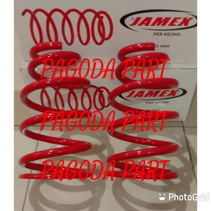 PER CEPER LOWERING SPRING JAMEX TOYOTA INNOVA OLD / REBORN BENSIN 2PCS