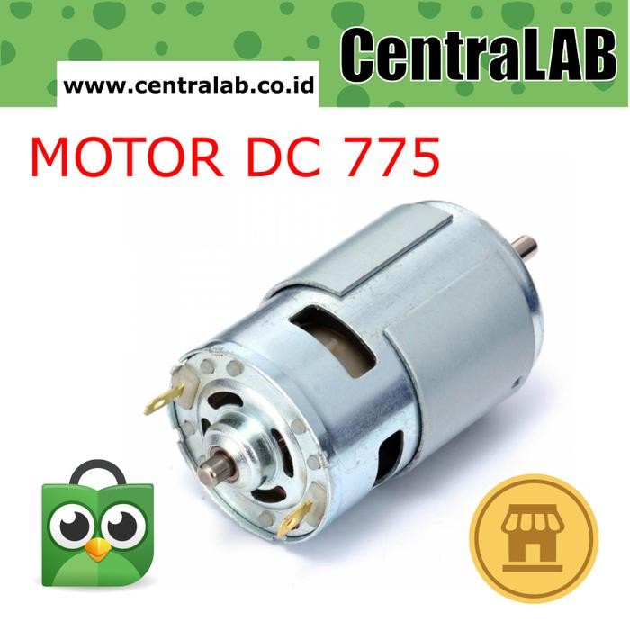 DC 12V MOTOR 775 DOUBLE BALL BEARING 15000RPM RS775 DINAMO MESIN DIY