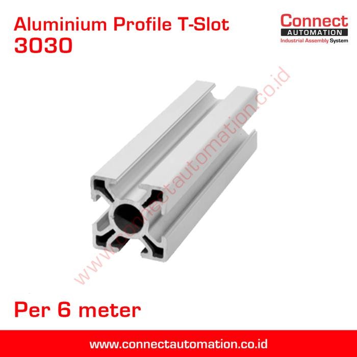 ALUMINIUM PROFILE T-SLOT 3030 P=6METER