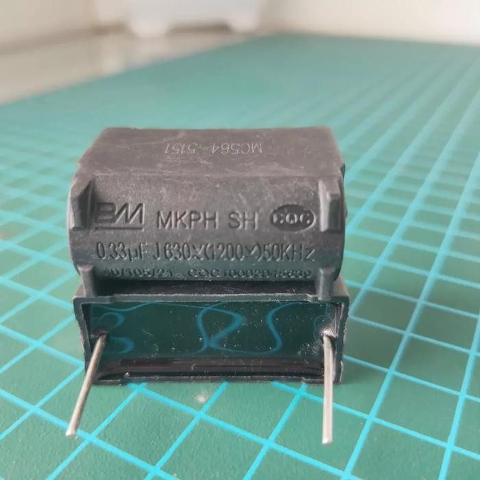 kapasitor mkp mkph 0.33UF 600V 1200VDC 50khz capacitor kompor induksi Hitam