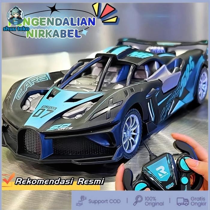 Mobil Balap Remote Control 1/18 2WD Kecepatan Tinggi Mobil Remote Control CAS mobil remot/mobil