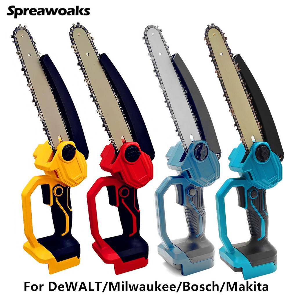 For Milwaukee / Dewalt / Makita / Bosch 18V 20V Battery Brushless Chainsaw 8 Inch Electric Cordless