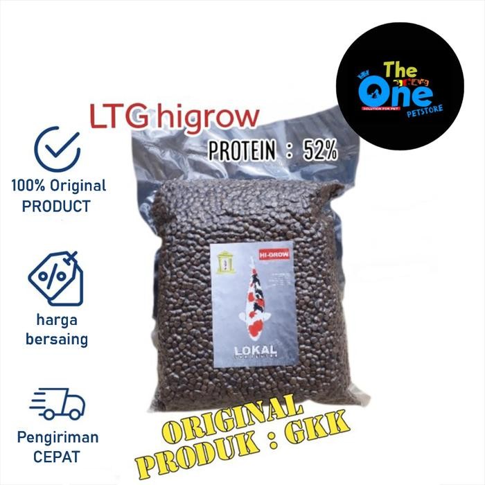 Pakan Ikan Koi Lokal Tak Gentar LTG 1Kg Makanan Koi Makanan Ikan Koi