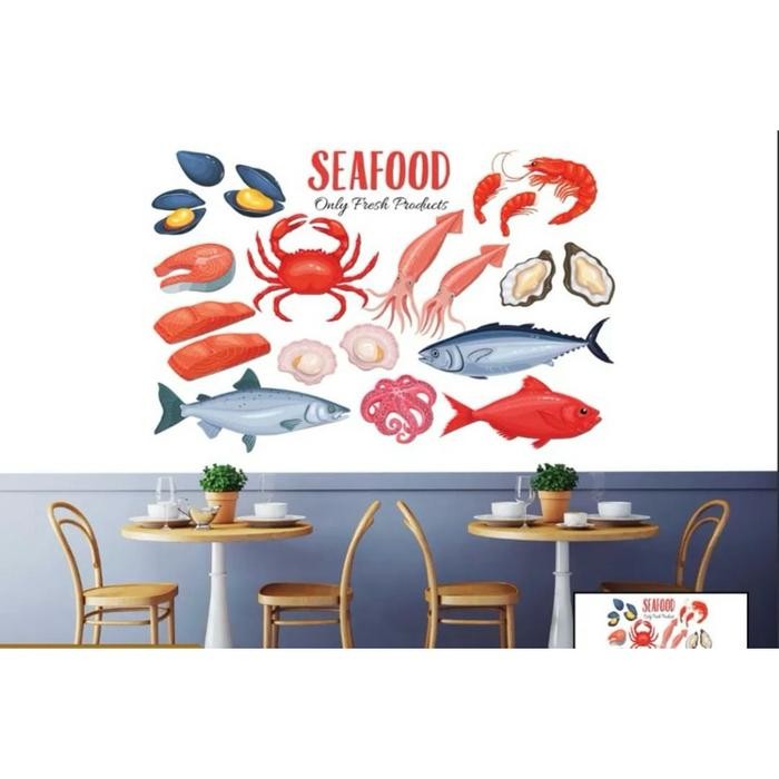 Wallpaper Custom Mural Makanan Cafe Restaurant Seafood Sushi Jepang