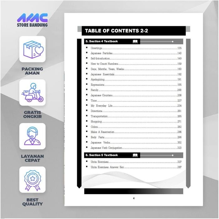 Buku Belajar Bahasa Jepang Japanese Workbook and Textbook for Beginners Hiragana, Katakana, and