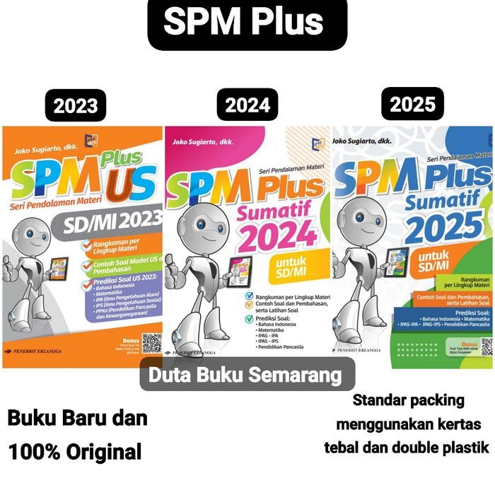 BUKU SOAL UJIAN SEKOLAH UN KELAS 6 SD / MI SPM PLUS UN USBN 2022