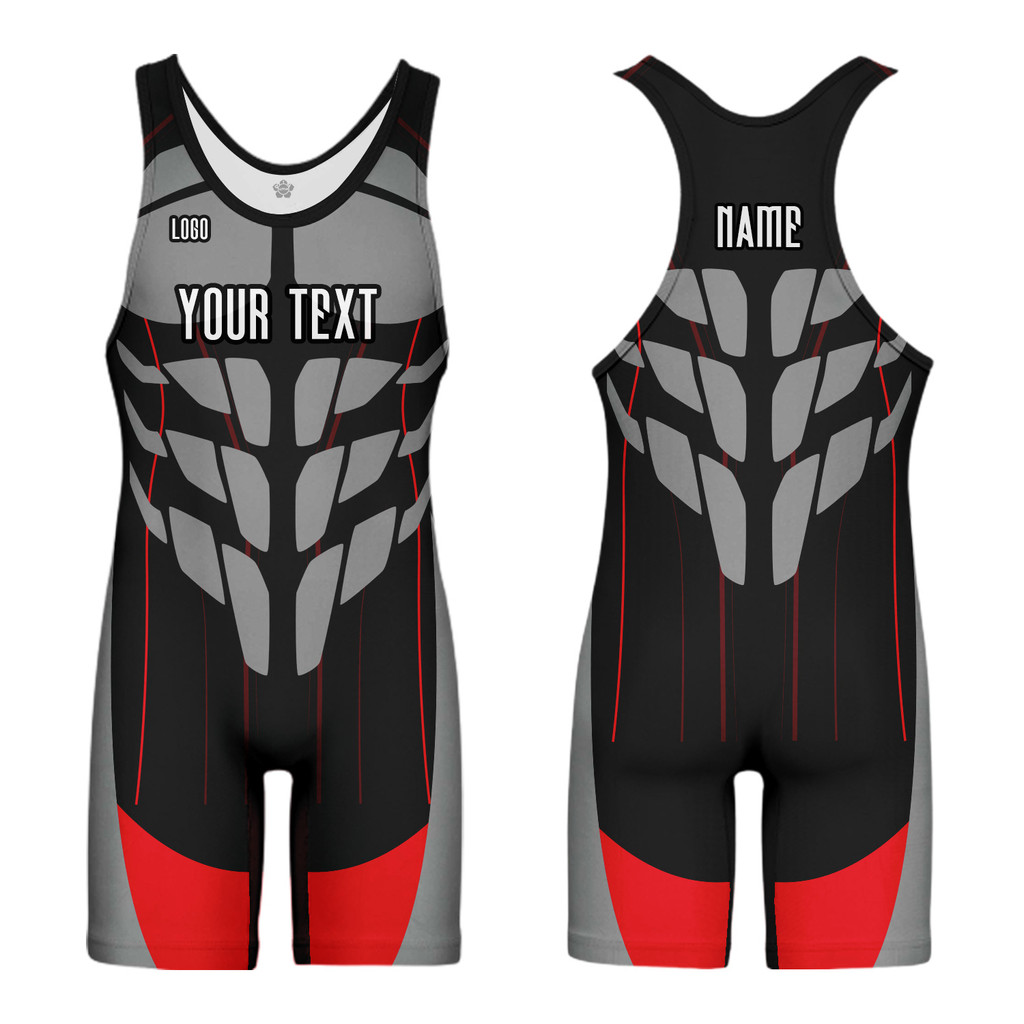 Custom Unisex Wrestling Singlet Funny Pattern Powerlifting Singlet Comfortable Breathable Sleeveless
