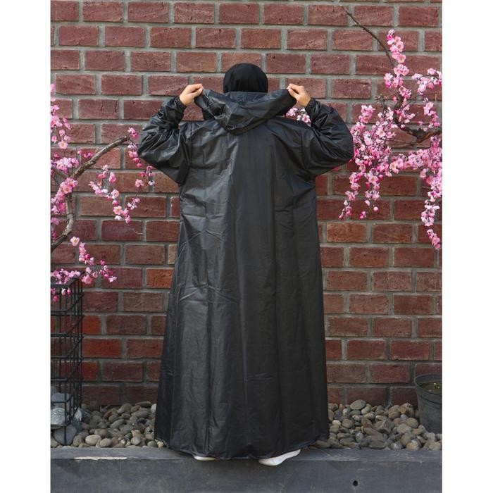 (Allthebest) MSLM Outdoor Jas Hujan Gamis Wanita Muslimah Hijab Hijaz / Jas Hujan