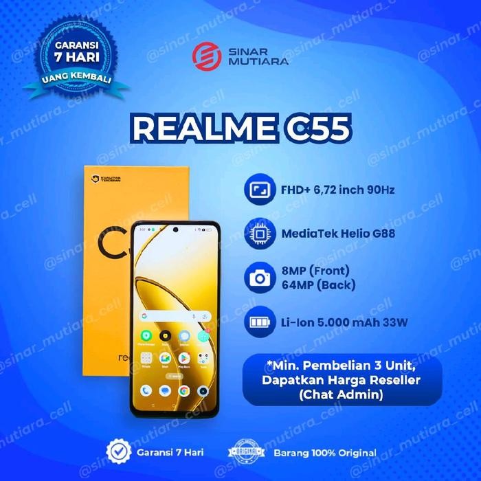 HANDPHONE SECOND REALME C55 6/128 GB