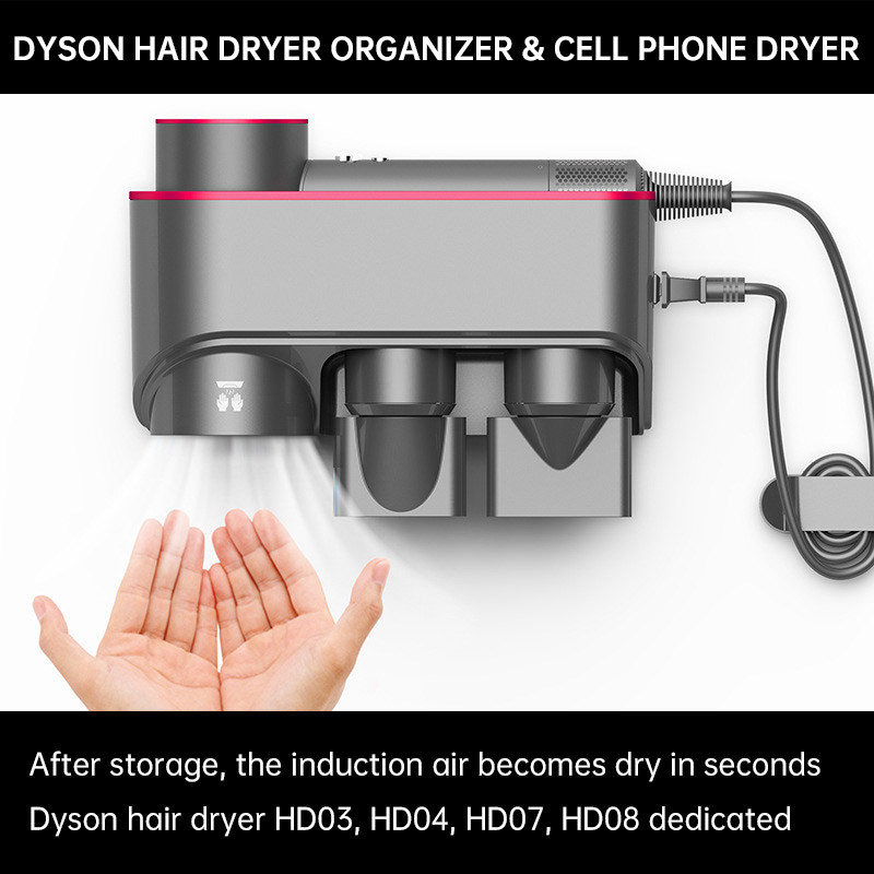 

Dyson Hair Dryer Wall Mount Stand Hair Dryer Organizer for Supersonic Hair Dryer Dyson Hairdryer