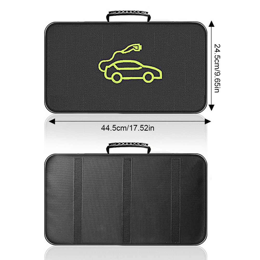 

Electric Vehicles Battery Jumper Cable Bag Fireproof EV Car Rechargeable Gun Storage Organizer For