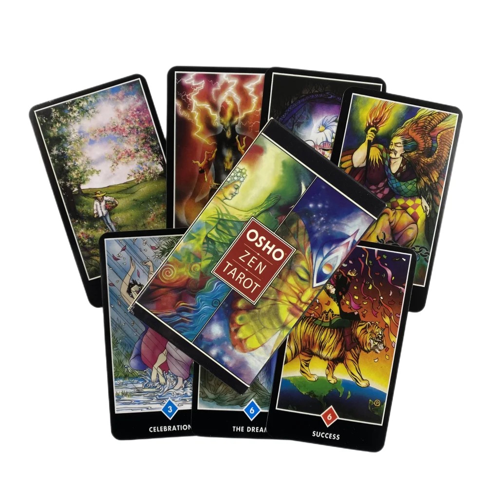 

Osho Zen Tarot Cards PDF Guidebook English Version Oracle Deck Board Game For Party Divination