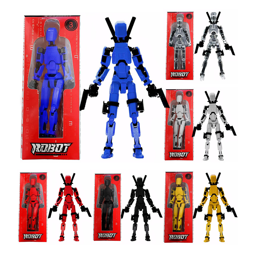 

Multi-jointed Movable Shapeshift Robot 3D Printed Mannequin Dummy Doll Toy Lucky 13 Action Figures