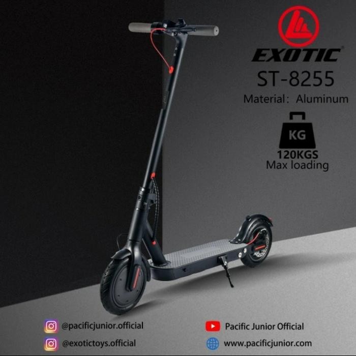 Scooter Skuter Listrik Exotic ST 8255 Electric Lipat Dewasa anak