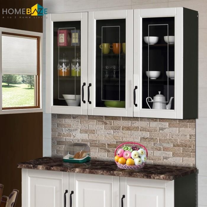 [Allthebest] KITCHEN SET MINIMALIS ATAS BAWAH PUTIH,
