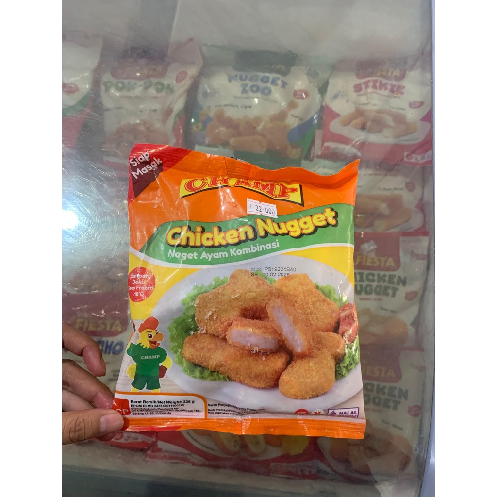 

CHAMP CHICKEN NUGGET 225G