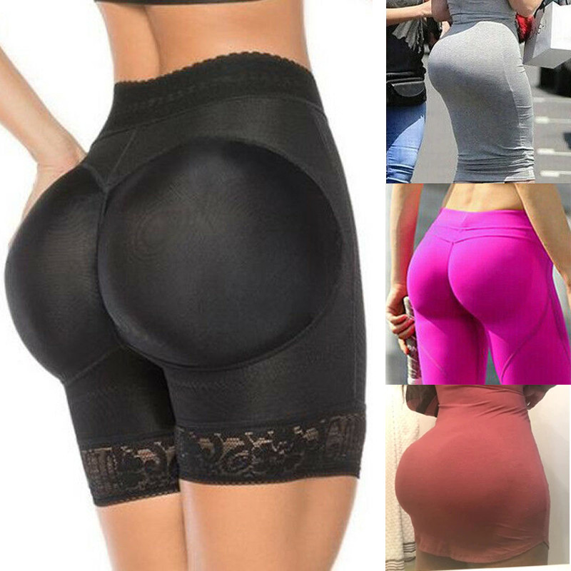 Butt Lifter Bh Push Up Booty Pad Enhancer BoyShorts Lace Up Ass Trainer Padded Panties Underwear Wom