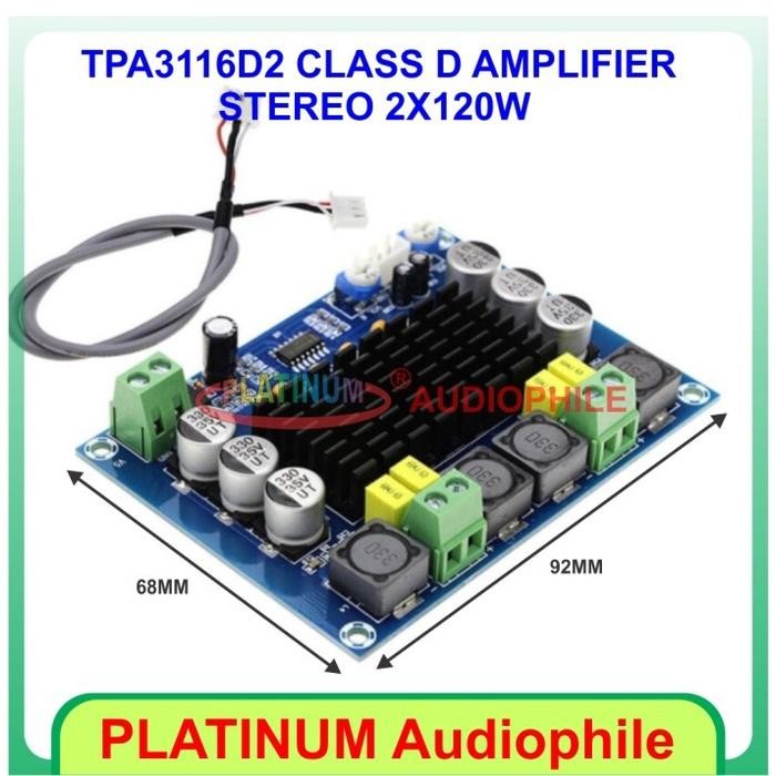 (Allthebest) TPA3116 Amplifier Class D 2X120W - TPA3116D2 Class D