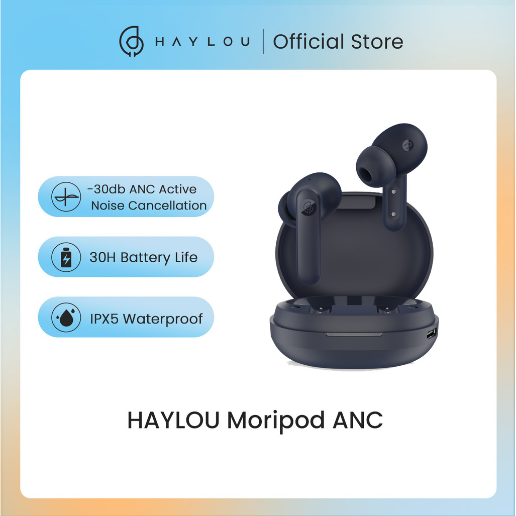 HAYLOU MoriPods ANC TWS Wireless Headphones Bluetooth5.2 Earphones