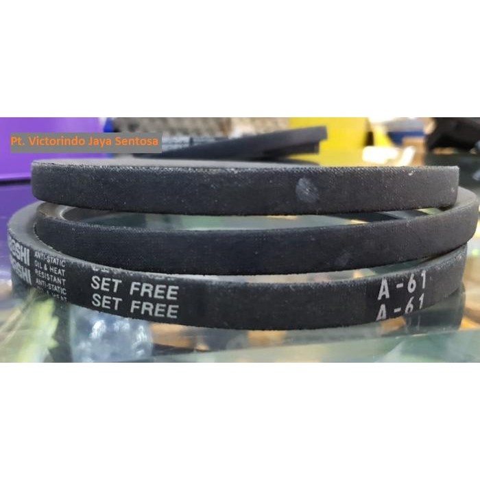 VANBELT/FANBELT V BELT MESIN SEAL MITSUBOSHI A 61