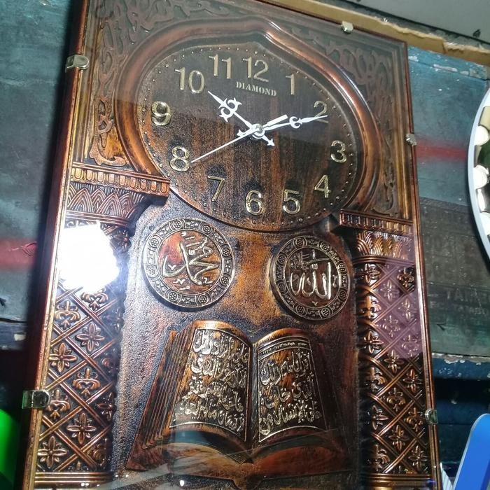 JAM DINDING DIAMOND KALIGRAFI/JAM KALIGRAFI BESAR /JUMBO