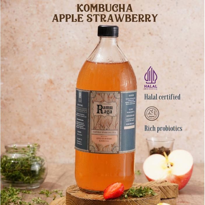 

Artisan Kombucha Ramuraga Teh Fermentasi - 1000Ml - Luar Jabodetabek Bes Seller