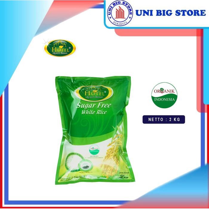 

(Allthebest) HOTEL Beras Putih Organic Sugar Free 2 kg White Rice