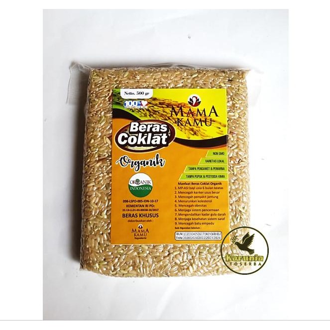 

(Allthebest) BERAS COKLAT ORGANIK / BERAS ORGANIK COKLAT 500 GRAM