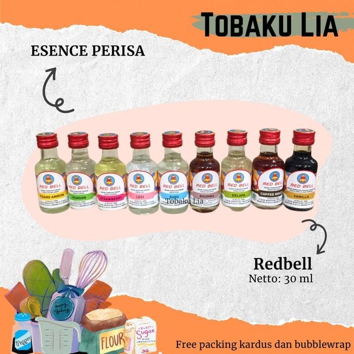 

(Allthebest) 30ml redbell botol kaca perasa essen aroma kue