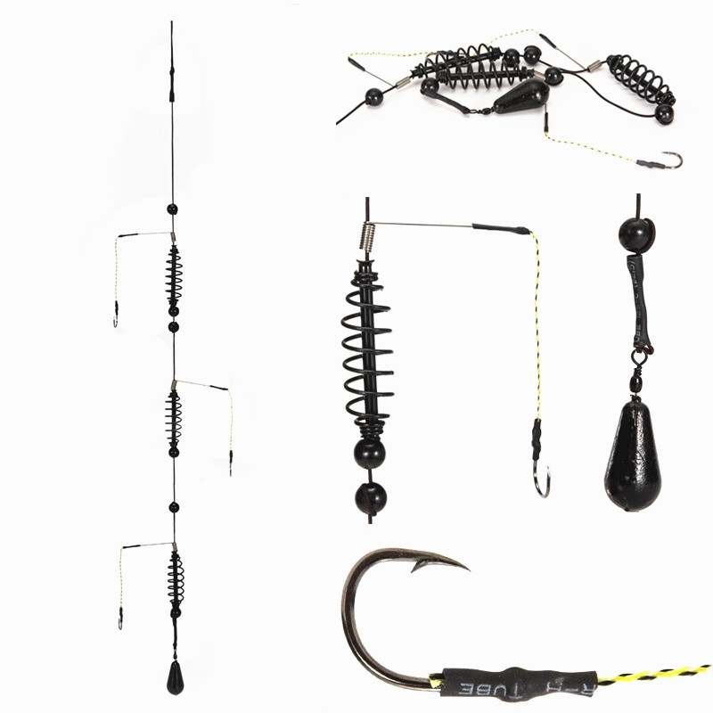 Terlaris, Kait Pancing Set Umpan Buatan Kandang Umpan Umpan Pancing