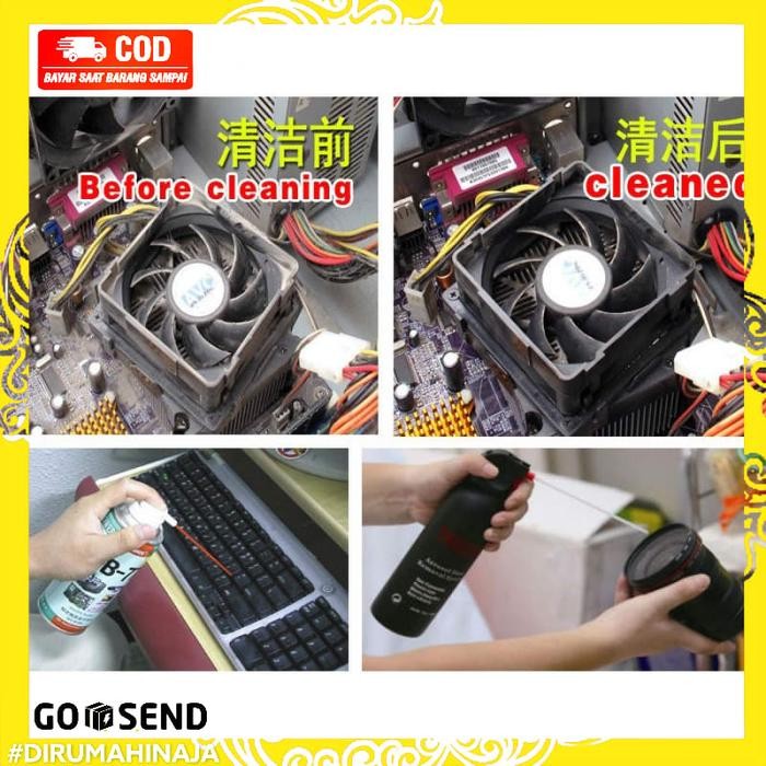 Semprotan Angin Serbaguna Membersihkan Debu Pada Peralatan Elektronik